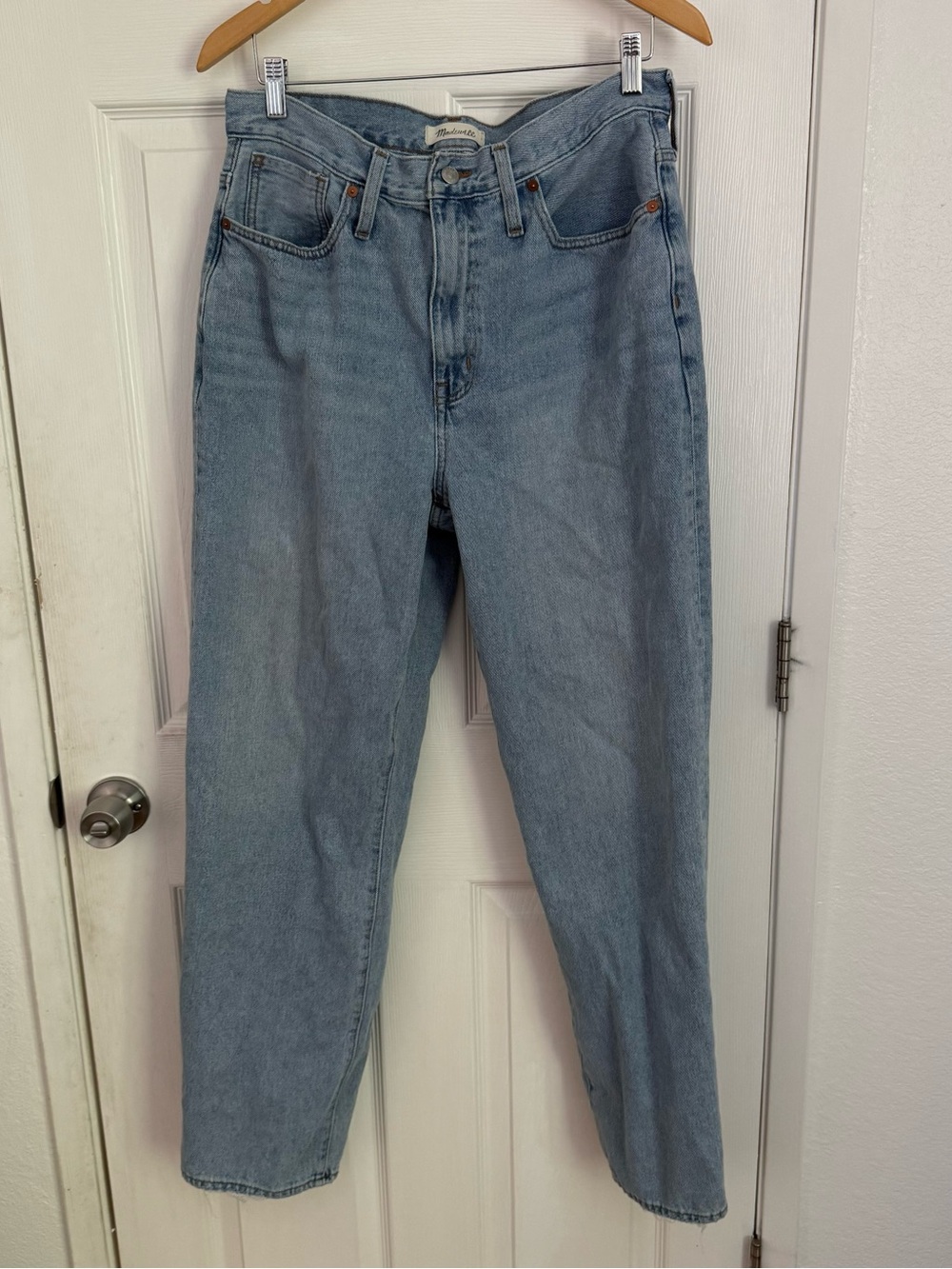 Madewell high waist baggy jean